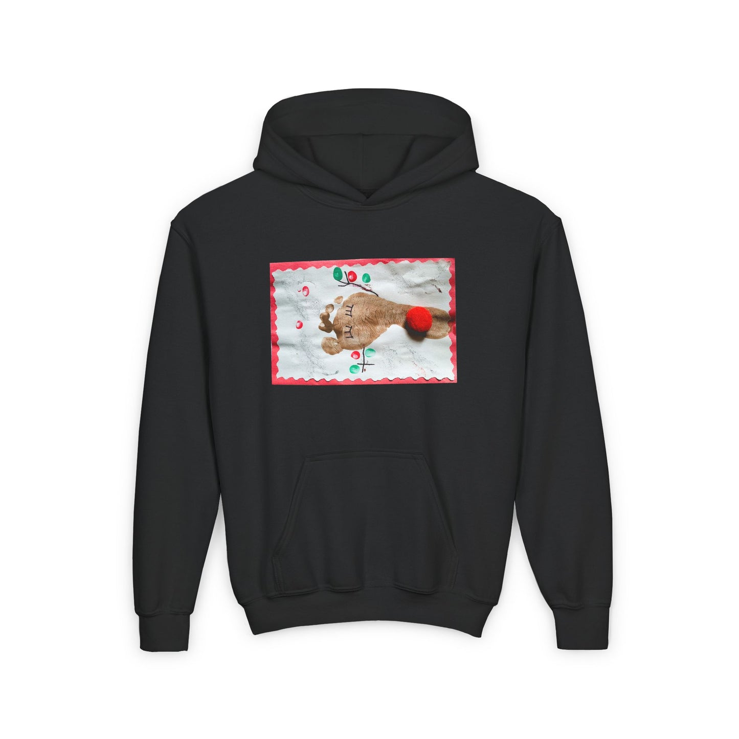 Custom Footprint Hoodie for Kids – Personalized Art Sweatshirt