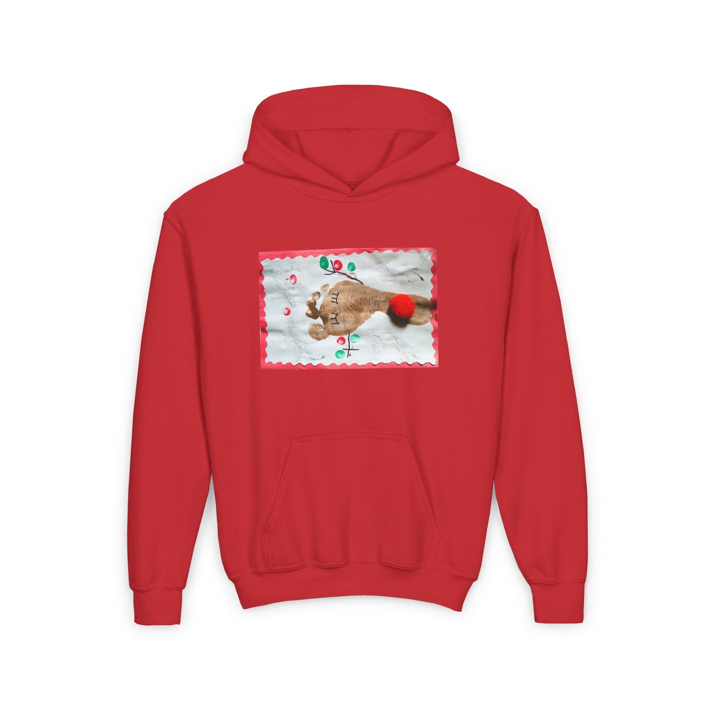 Custom Footprint Hoodie for Kids – Personalized Art Sweatshirt