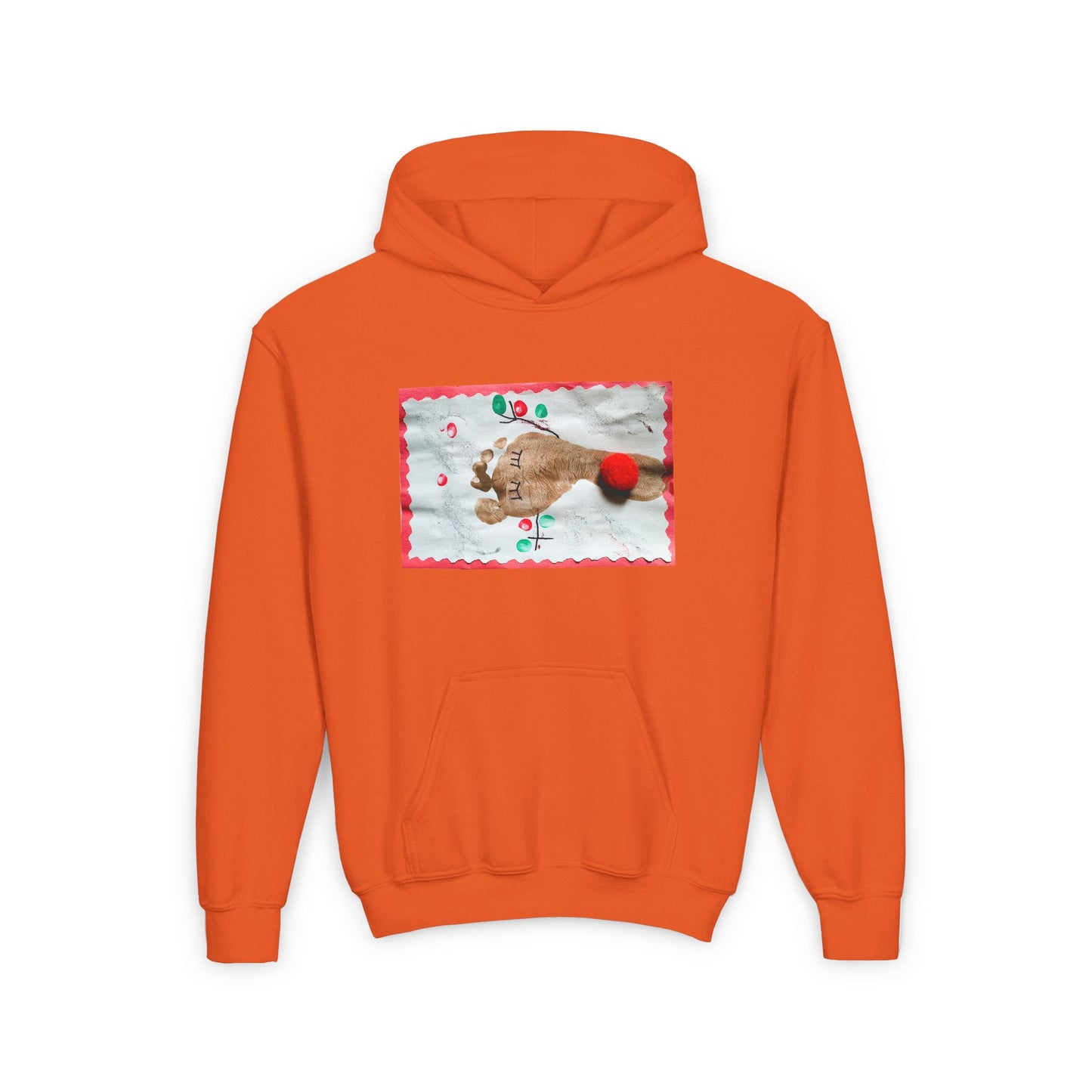 Custom Footprint Hoodie for Kids – Personalized Art Sweatshirt