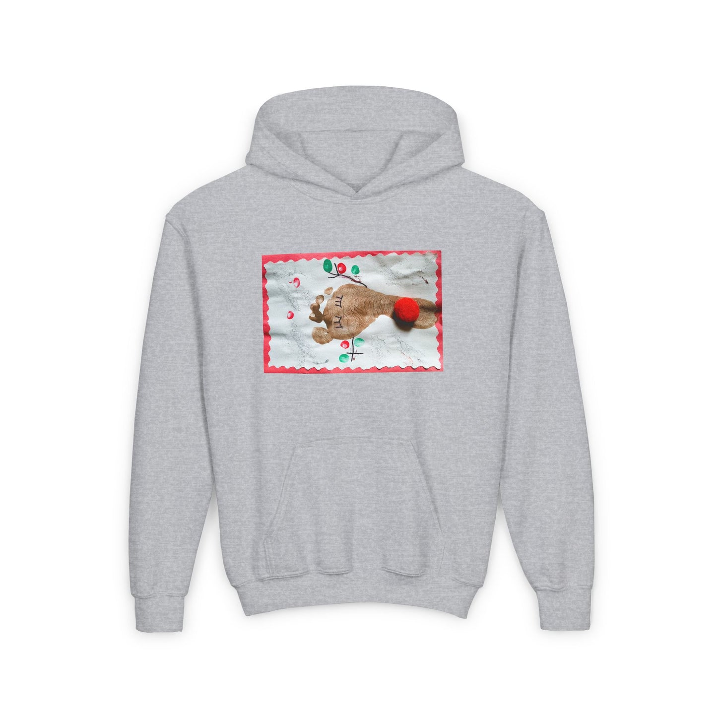 Custom Footprint Hoodie for Kids – Personalized Art Sweatshirt