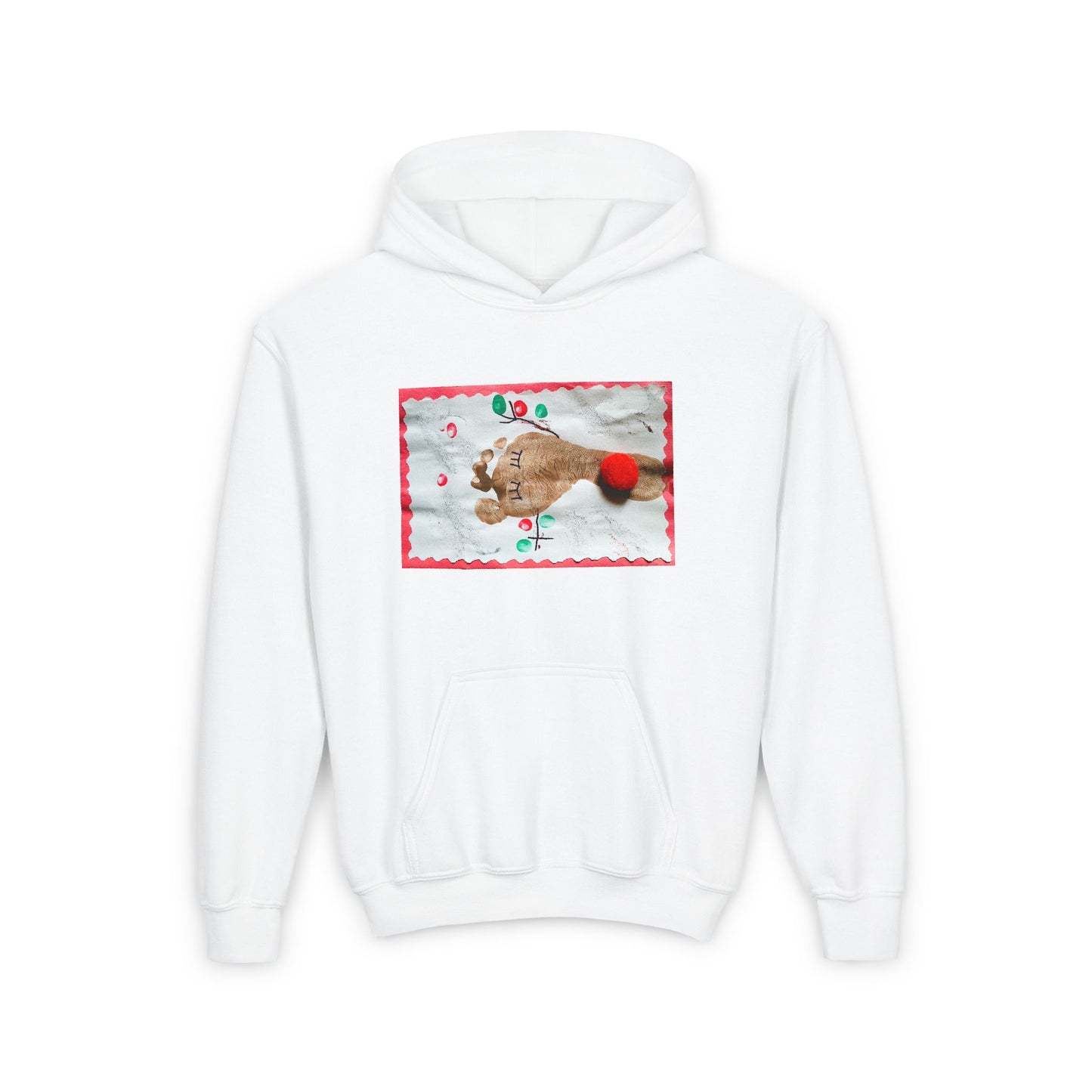 Custom Footprint Hoodie for Kids – Personalized Art Sweatshirt