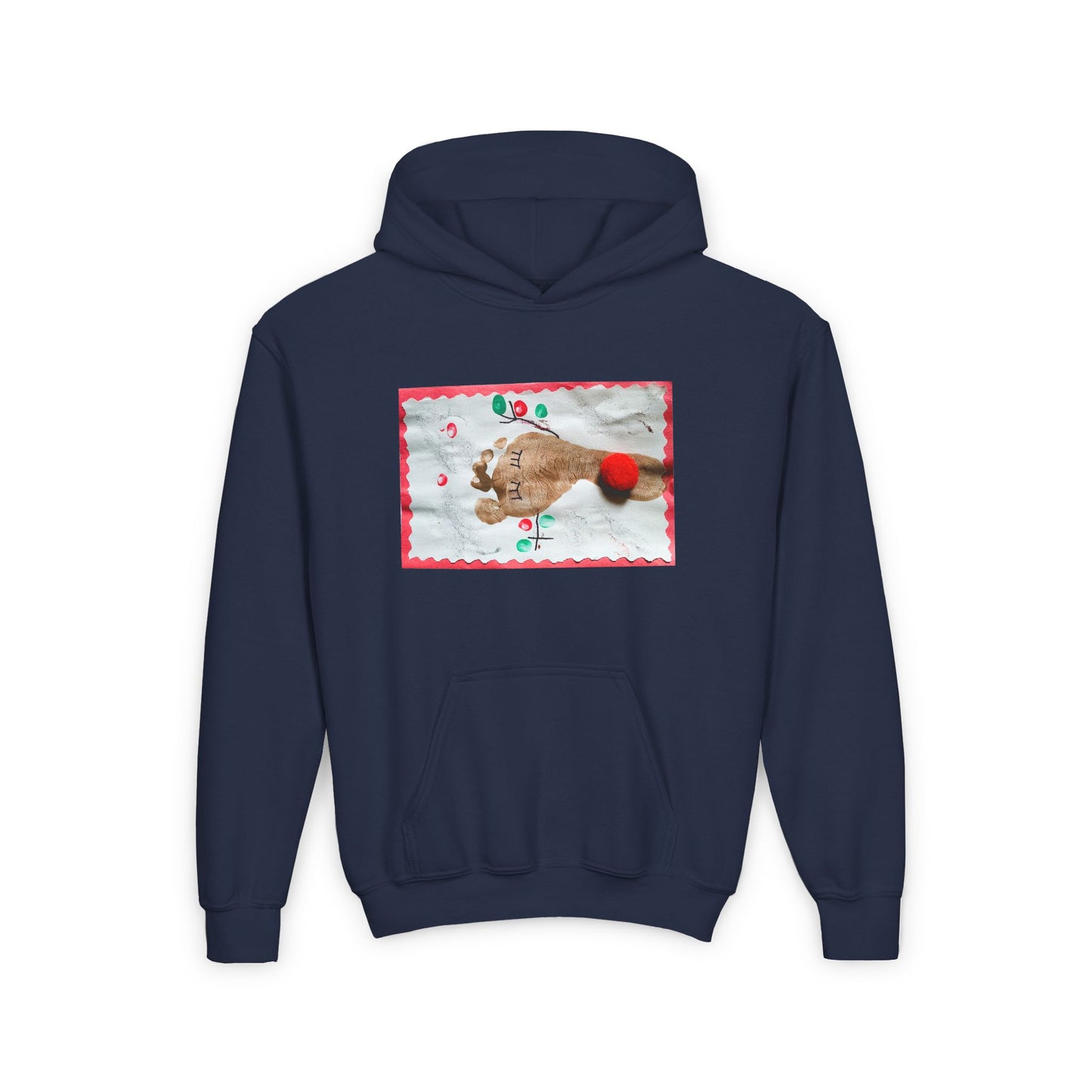 Custom Footprint Hoodie for Kids – Personalized Art Sweatshirt