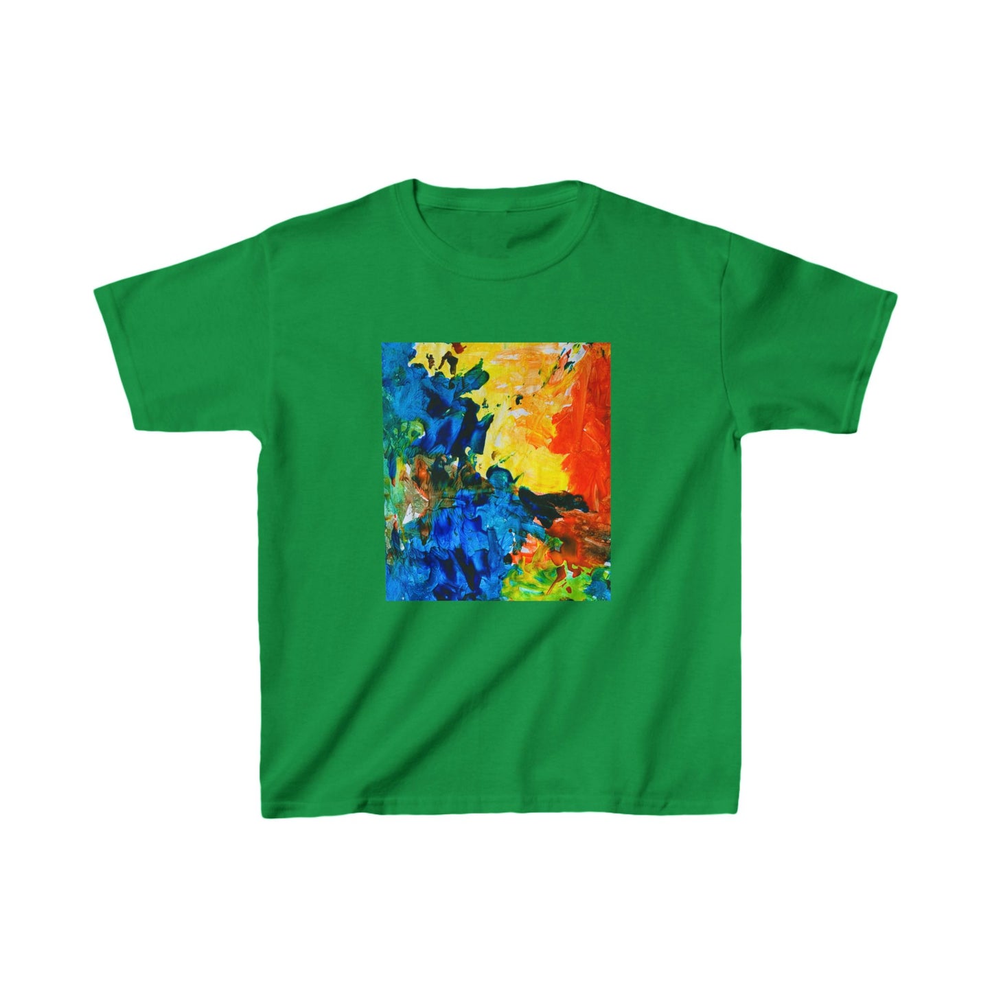 Kids Artwork Water Painting Tee, Kids Drawing Custom Tee, Hand Painted Fleece Gift, Father's Day Present,