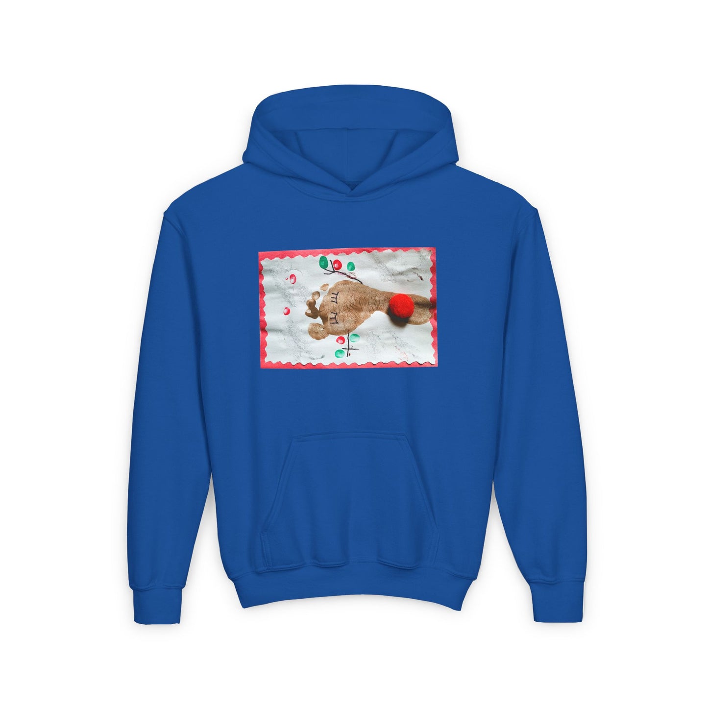 Custom Footprint Hoodie for Kids – Personalized Art Sweatshirt