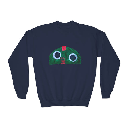 Youth Sweatshirt - Frog Eye Kids Artwork Design