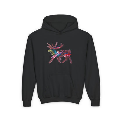 Kids Artwork Reindeer Hoodie