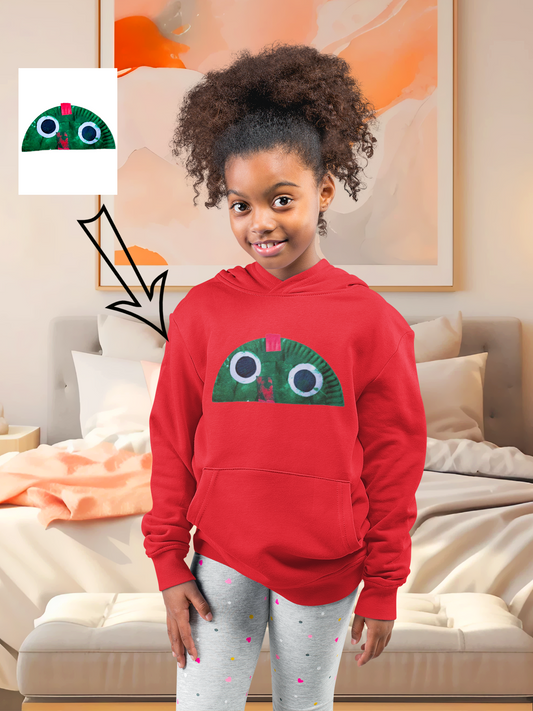 Green Frog Eye Hoodie